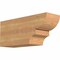 Ekena Millwork Ridgewood Smooth Rafter Tail, Western Red Cedar, 5 1/2"W x 8"H x 18"L RFT06X08X18RID00SWR - alternate 1